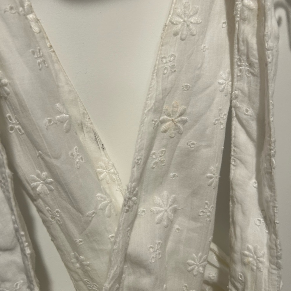 Aerie Halter Top White Lace Dress Sz XL - Picture 7 of 11